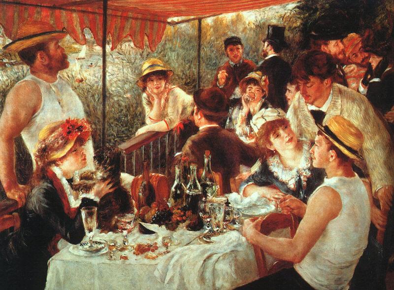 Pierre Renoir Luncheon of the Boating Party oil painting picture